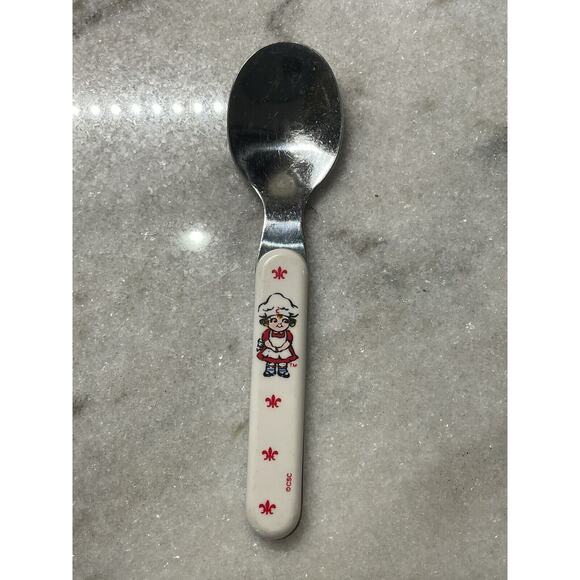 1991 The Campbell's Kids Chef Child Stainless Steel Flatware Spoon Baby Toddler - Picture 1 of 4